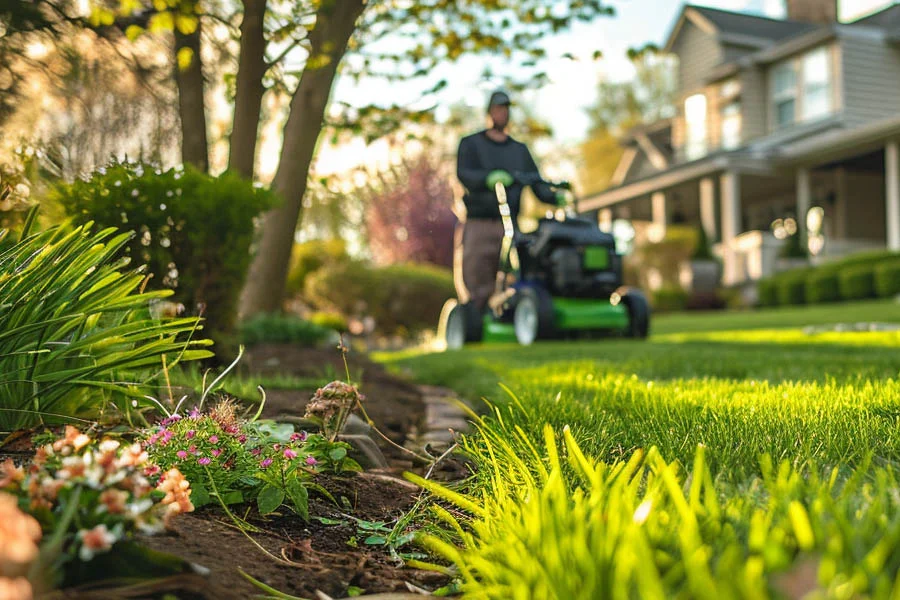 electric push lawnmower